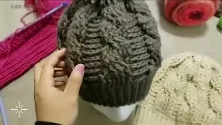 GORRO DE TRENZAS (Cables) tejido a CROCHET #crochet #LasMaravillasdelCrochet
