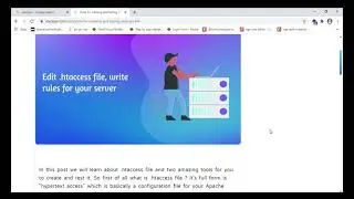 htaccess tutorial | Tools for editing and testing .htaccess file | Complete code for htaccess file
