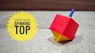Origami Spinning Top | Origami Toys | Origami tutorial | Paper craft