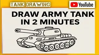 army tank drawing | tank drawing easy step by step