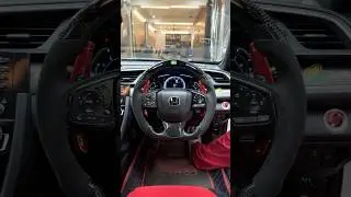 HONDA CIVIC 2020 LED SHIFT LIGHTS STEERING WHEEL🔥 CIVIC MODIFIED #hondacivic #civic #modifiedcars