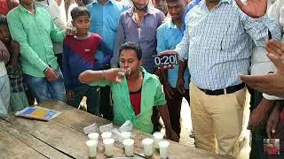 lassi drinking competition ends with holi