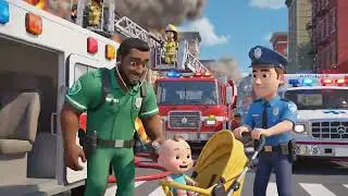 Emergency City Protection Mission Police Cars, Fire Trucks, and Ambulances