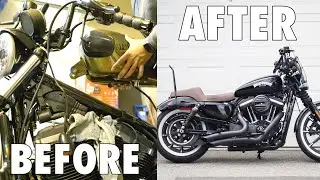 Custom Harley-Davidson Iron 833 Motorcycle Build (Full Length) 25+ Mods