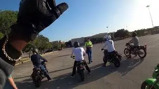 Beginner Rider learning to ride a motorcycle |MSF Basic Rider Course| 