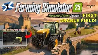New Equipment & First Harvest! | Farming Simulator 25 Highlands Edition