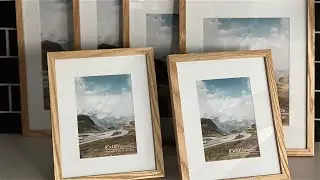 My Review of the ENGLORY Oak Wood Picture Frames with Glass
