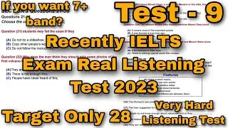 16 FEBRUARY HARD LISTENING TEST 2023 | IELTS ACADEMIC LISTENING TEST 2023 | REAL LISTENING TEST 2023