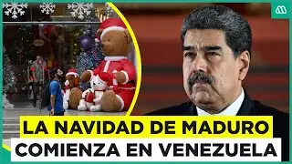 Lleg&oacute; la navidad a Venezuela: Maduro adelanta la festividad