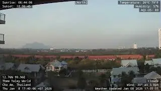Cha Am Mountain Time Lapse Video 20260110