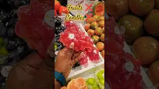 fruits❌ candles❌ Guess what else? 😍 #shorts #trending #soap