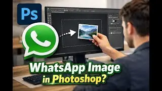 whatsapp image ko photoshop mein kaise open kare | Whatsapp Ka Photo Photoshop Mein Kaise Open Karen