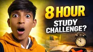 8 Hours Study Challenge for Boards | Day 1