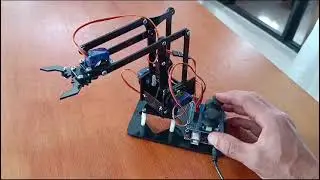 Brazo Robotico Mearm + Shield Control Dual Joystick Arduino