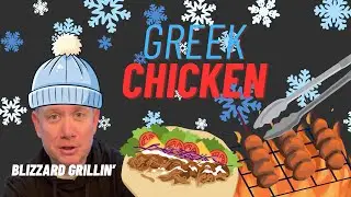 Greek chicken and Brazilian cheese bread pita in a Blizzard￼