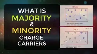 What is Majority and Minority Charge Carriers | n-type & p-type Semiconductors | EDC
