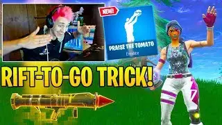 Ninja Teaches NEW Rift-To-Go Trick!! Praise The Tomato PERFECT TIMING!