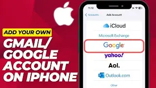 How to Add a Google/Gmail Account to ANY iPhone (iPhone Beginners Guide) - 2026
