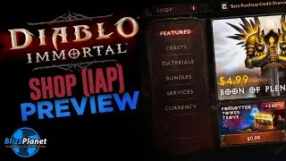 Diablo Immortal Shop Preview (IAP - Inn-App Purchases)