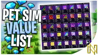 VALUE LIST in Pet Simulator 99! Use THIS And Don't Be SCAMMED!