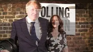 Leave campaigner Johnson casts his vote