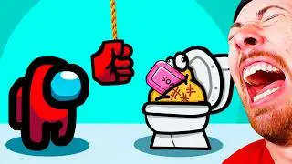 FUNNIEST POU VS MINI CREWMATE ANIMATIONS EVER MADE?!