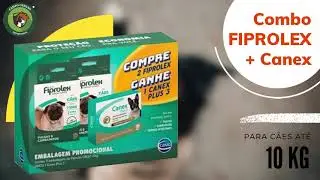 COMBO FIPROLEX - Anti-Pulgas, Carrapatos e Verm&iacute;fugos