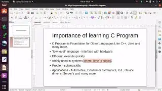 01_2: Importance of C Programming