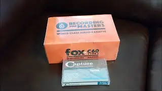 Запись мастеров (RTM) FOX C60 и Splicit Capture Series C60 &mdash; совершенно новые чистые кассеты в 2019 году