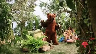 Brown Teddy Bear Mascot Costume Animal Character Suit for Entertainment Party