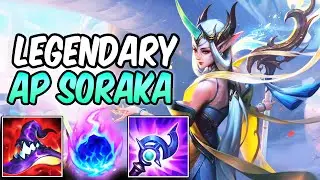 S+ IMMORTAL JOURNEY SORAKA - LEGENDARY FULL AP GAMEPLAY | Build & Runes | League of Legends