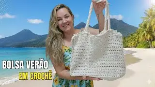 Passo a passo bolsa verão fácil de fazer... FAÇA EM 1 DIA!😱🌴