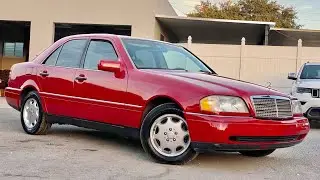 1995 Mercedes C220 sold. Walk around cold start test drive
