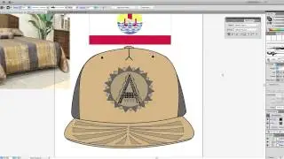 Snapback design inpired by the polynesian flag