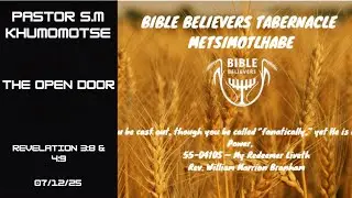 PASTOR S.M KHUMOMOTSE: THE OPEN DOOR