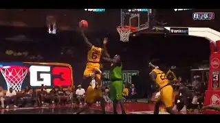 FRANK NITTY WITH THE BIGGEST POSTER IN BIG3 HISTORY 🔥