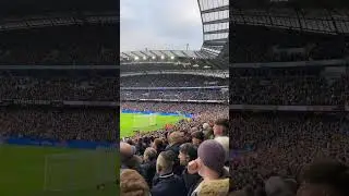 Man City fans singing City&rsquo;s going down with a billion in the bank