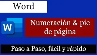 Cómo hacer Pie de Página en Word | Curso de Word 2020