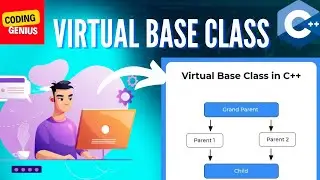 Virtual Base Class in c++ | hindi | coding genius