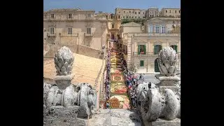 Infiorata di Noto Baroque Spring Noto Sicily #sicily #italy
