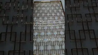 stainless steel golden polished screen divider partition separation