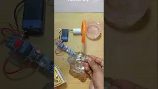 Automatic Fire Extinguisher Machine Using Water Pump #dcmotor #tech #shorts #scinceproject