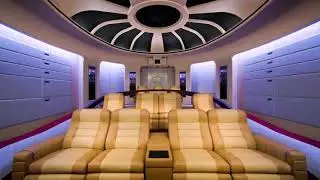 Modern Home Theater Interior Design - Gif Maker  DaddyGif.com (see description)
