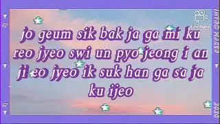 BTS - ZERO O'CLOCK (EASY LYRICS)