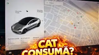 Consum Tesla la 100 km/h - Iarna