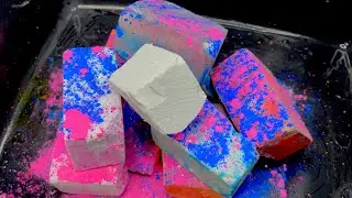 8+ Multicoloured Dyed And Plain Gym Chalk Crumble | Sleep Aid | Satisfying ASMR 2022