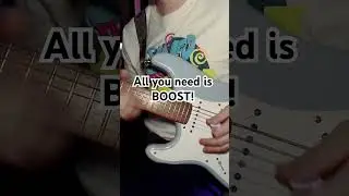 Have you ever used a boost pedal? How about not as a Boost? Improve tone! #boost #pedal #guitar