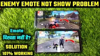 Free Fire Enemy Emote Not Showing Problem || Why Enemy Emote Is Not Showing