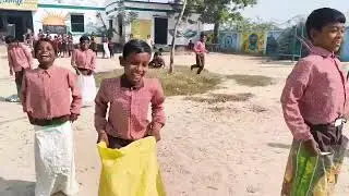 Sack race on Children's Day #shivamsirji