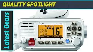 ICOM VHF Compact White: The Ultimate Marine Communication Device